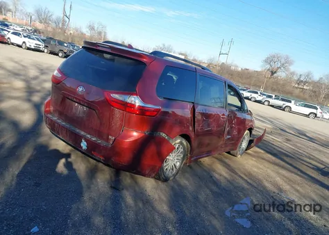 2019 Toyota Sienna Xle 8 Passenger from USA, damaged, VIN 5TDYZ3DC9KS020830